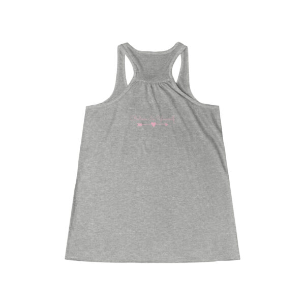 She Believed She Could, So She Did -Believe In Yourself Women's Flowy Racerback Tank - Image 6