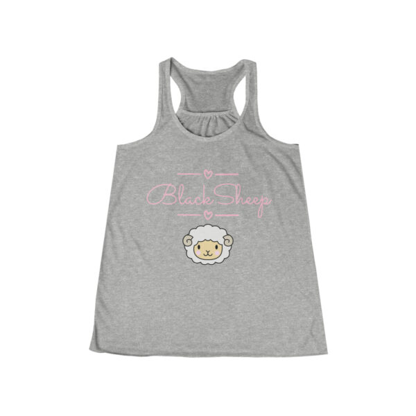 Black Sheep - Believe In Yourself Women's Flowy Racerback Tank - Image 5