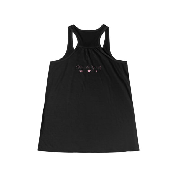 Black Sheep - Believe In Yourself Women's Flowy Racerback Tank - Image 2