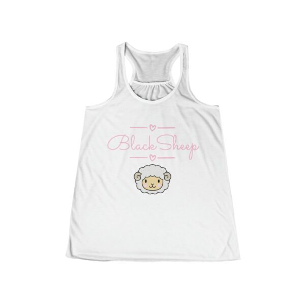 Black Sheep - Believe In Yourself Women's Flowy Racerback Tank - Image 3