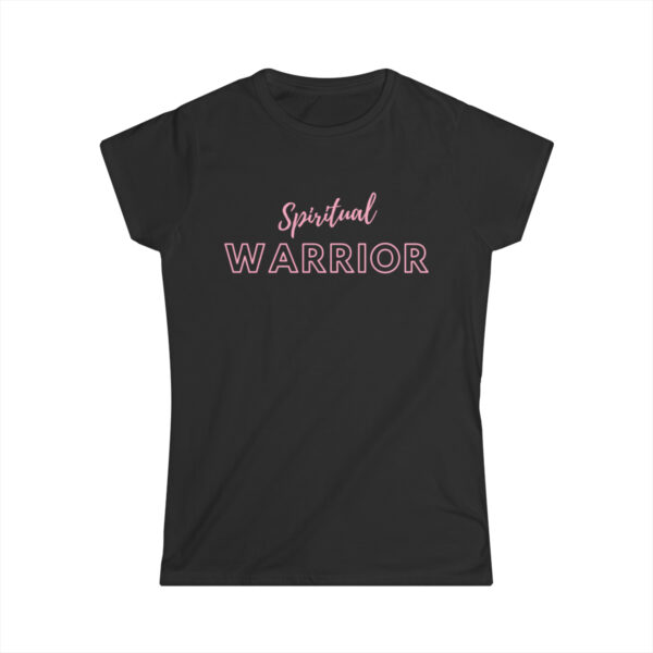 Spiritual Warrior with Lotus Flower Women's Softstyle Tee