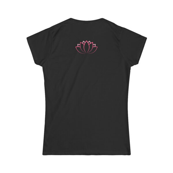 Spiritual Warrior with Lotus Flower Women's Softstyle Tee - Image 2