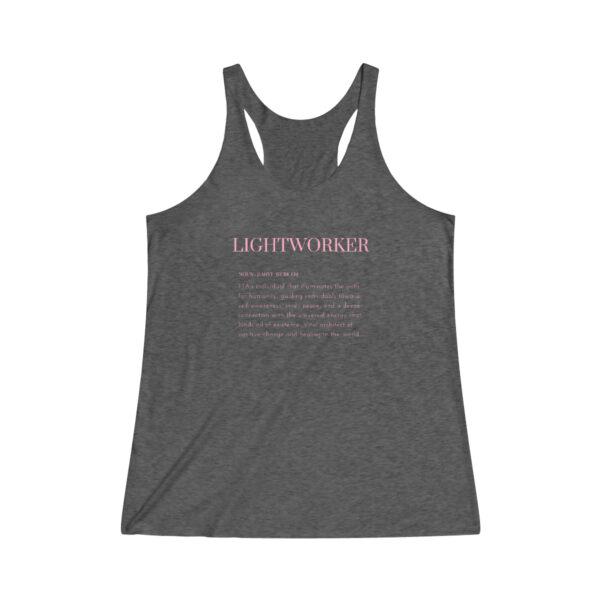 Lightworker Women's Tri-Blend Racerback Tank