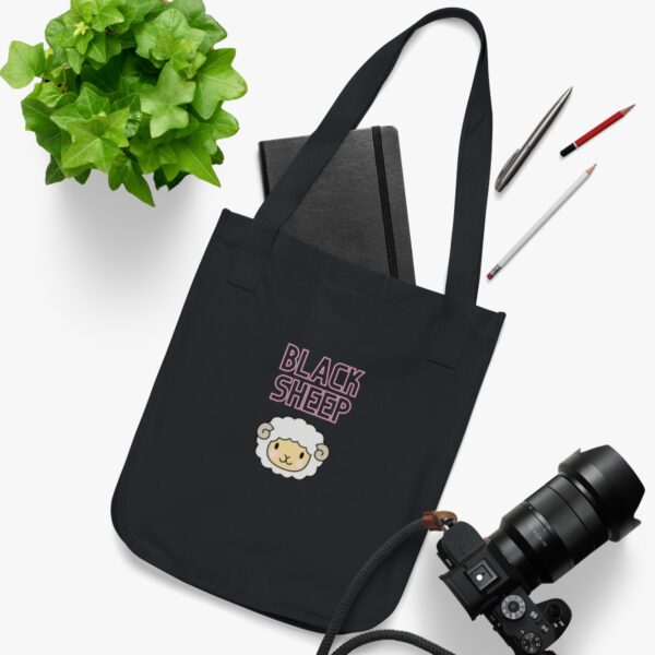 Black Sheep Organic Canvas Tote Bag - Image 3