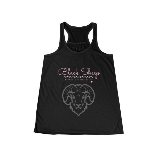 Black Sheep Empowered Individuality- Believe In Yourself Women's Flowy Racerback Tank