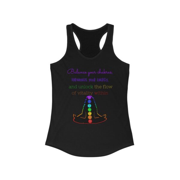 Balance Your Chakras Women's Ideal Racerback Tank