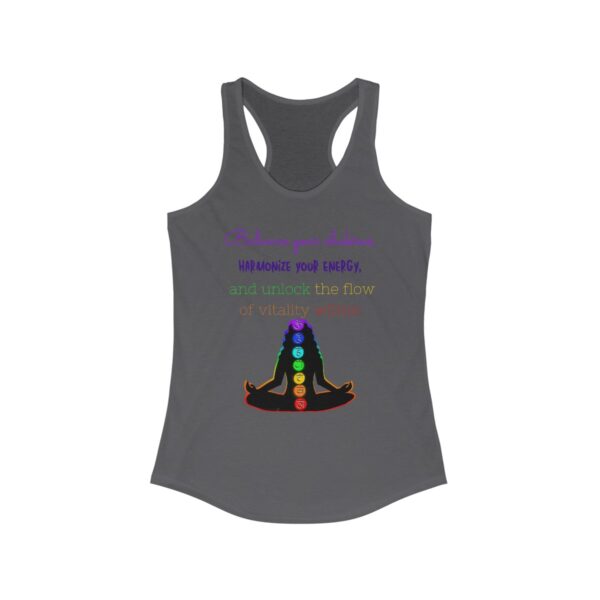 Balance Your Chakras Women's Ideal Racerback Tank - Image 3