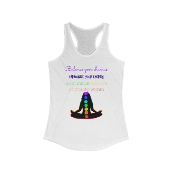 Balance Your Chakras Women's Ideal Racerback Tank - Image 2