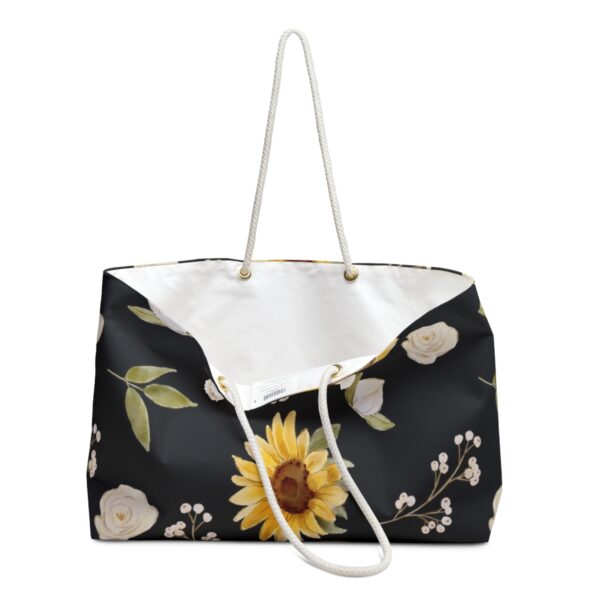 Perfect Sunflower Weekender Bag - Image 3