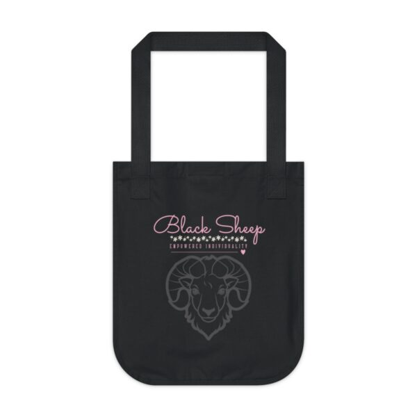 Black Sheep Empowered Individuality Organic Canvas Tote Bag