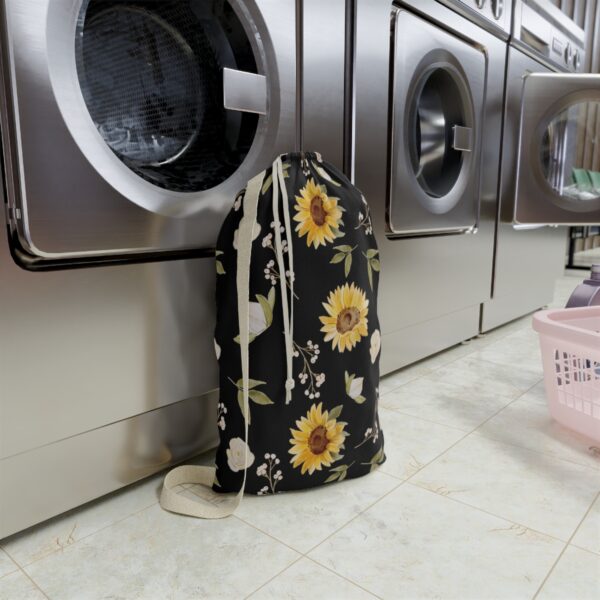 Perfect Sunflower Laundry Bag - Image 4